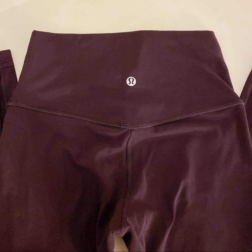 Sold🔻Lululemon Align Crop *21" Plum Shadow